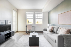Burlingame 1BR w gym wd rooftop nr Caltrain SFO-1056